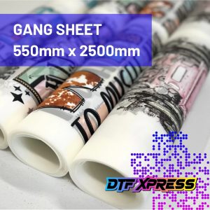 DTF Print Sheet 550 x 2500mm, dtf prints, dtf printing