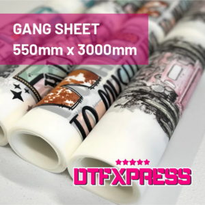 DTF Print Sheet 550 x 3000mm