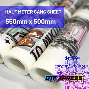 dtf print sheet 550 x 500mm