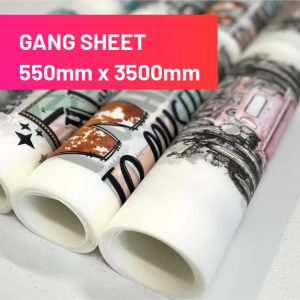 DTF Print Sheet 550 x 3500mm, dtf prints,