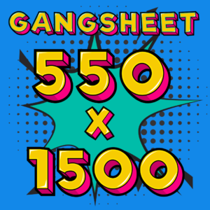 DTF Print Sheet 550 x 1500mm