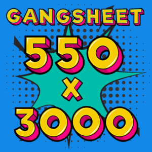 DTF Print Sheet 550 x 3000mm