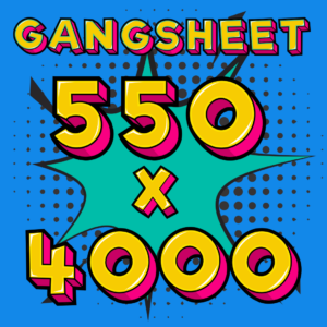 DTF Print Sheet 550 x 4000mm